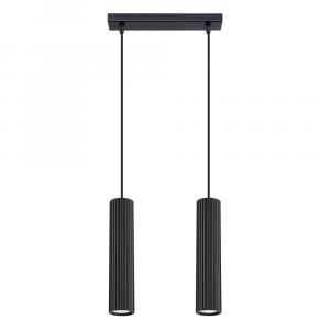 SELSEY Lampa wisząca Karbon 2 czarna