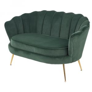 SELSEY Sofa dwuosobowa Piadeliva zielona