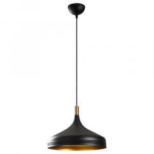 SELSEY Lampa sufitowa Ardulace średnica 36 cm czarna/złota