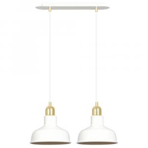SELSEY Lampa wisząca Ibere x2 42 cm biała