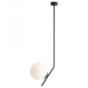 SELSEY Lampa wisząca Pipeally 95 cm czarna