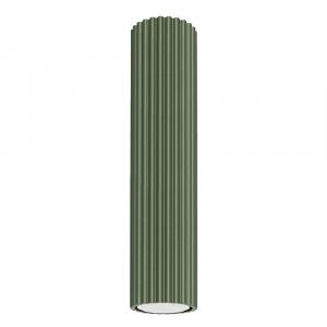 SELSEY Plafon Karbon 30 cm zielony oliwkowy
