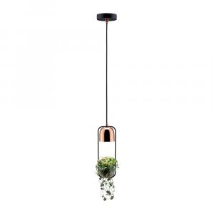 SELSEY Lampa wisząca Nibbler z doniczką