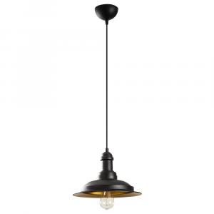SELSEY Lampa sufitowa Ardulace średnica 30 cm czarna