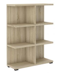 SELSEY Regał otwarty Lertans 84 cm dąb sonoma niski