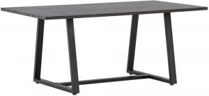SELSEY Stolik kawowy Plankton 60 x 110 cm stalowa rama czarny