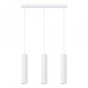 SELSEY Lampa wisząca Karbon 3L biały