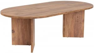 SELSEY Stolik kawowy Sable owalny blat 119x60 cm sosna