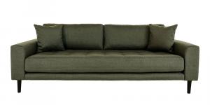 SELSEY Sofa trzyosobowa Dagmarri 210 cm oliwkowa