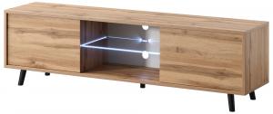 SELSEY Szafka RTV Lefyr 140 cm Dąb wotan