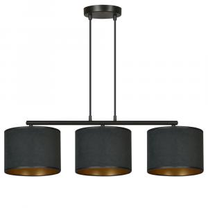 SELSEY Lampa wisząca Hellid x3 72 cm czarna