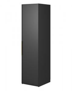 SELSEY Szafa jednodrzwiowa Frame 50 cm Czarna