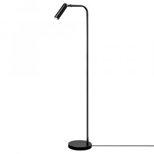 SELSEY Lampa stojąca Cally minimalistyczna czarna