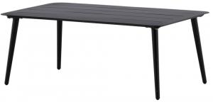 SELSEY Stolik ogrodowy Sunation 100x60 cm aluminium czarny