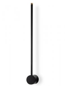 SELSEY Lampa ścienna Walriefle 62 cm czarna