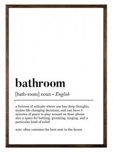 SELSEY Plakat Frosses Bathroom 70x50 cm