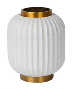 SELSEY Lampa stołowa Gosse 24 cm złoto-biała