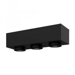 SELSEY Lampa sufitowa Boxie x3 LEGO czarna