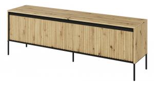 SELSEY Szafka RTV Trend 167 cm z LED Dąb artisan