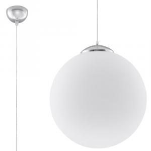 SELSEY Lampa wisząca Blowly średnica 30 cm chromowana