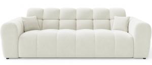 SELSEY Sofa trzyosobowa Monti kremowa szenil