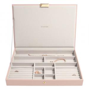 SELSEY Szkatułka na biżuterię Supersize Jewellery Box różowy