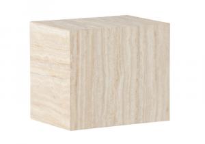 SELSEY Stolik boczny York 35x25 cm trawertyn