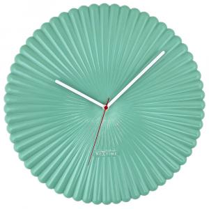 SELSEY Zegar ścienny Mousse 40 cm zielony
