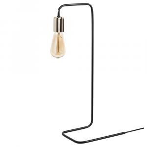 SELSEY Lampa stołowa Nondity minimalistyczna 55 cm nikiel