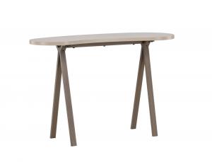 SELSEY Biurko Houson 115x75x50 beżowo-brązowe