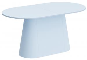 SELSEY Stół rozkładany Ferbenne 160-208x89 cm niebieski mat