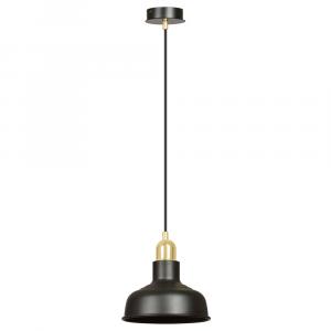 SELSEY Lampa wisząca Ibere średnica 21 cm czarna