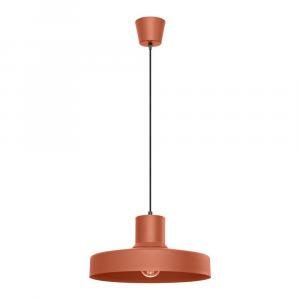 SELSEY Lampa wisząca Bilo ochra czerwona