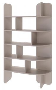 SELSEY Regał Contle 102 cm wysoki beż piaskowy