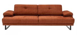 SELSEY Sofa trzyosobowa Abiffo pomarańczowa