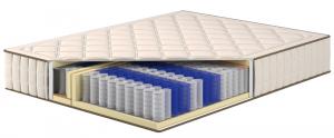 SELSEY Materac kieszeniowy 160x200 Delight 7 strefowy z pianką HR i kokosem dwustronny