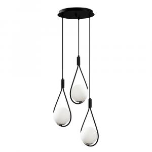 SELSEY Lampa wisząca Tuiren x3 czarna