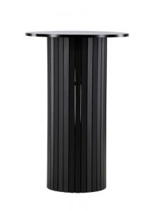 SELSEY Stolik barowy Hydrown średnica 70 cm dąb czarny