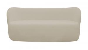SELSEY Sofa trzyosobowa Kafifi jasnobeżowa boucle