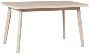 SELSEY Stół drewniany do jadalni rozkładany Dimenly 140-180x80 cm biały/kaszmir