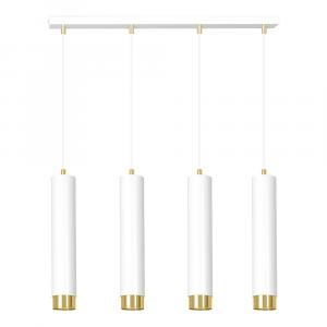 SELSEY Lampa wisząca Morcone biała x4
