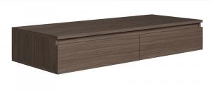 SELSEY Biurko toaletka Bemmi wiszące z szufladami 120 cm orzech wisconsin
