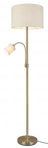 SELSEY Lampa podłogowa Hotel x2 beżowo-złota