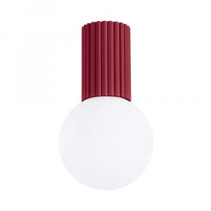SELSEY Plafon Halo burgund IP44