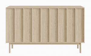 SELSEY Komoda trzydrzwiowa Neksto 150 cm Dąb olejowany