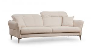 SELSEY Sofa trzyosobowa Cludges jasnokremowa