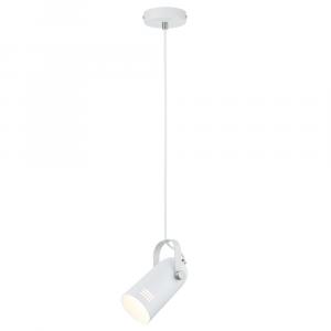 SELSEY Lampa wisząca Nibbler w formie reflektora biała