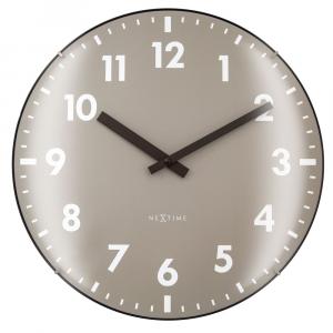 SELSEY Zegar ścienny Duomo 35 cm khaki