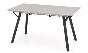 SELSEY Stół rozkładany Opiatiest 140-180x80 cm jasny popiel/czarny