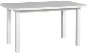 SELSEY Stół drewniany do jadalni rozkładany Reeveli 140-180x80 cm biały